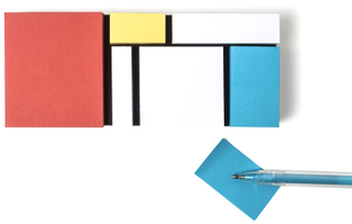 Illustration for article titled Mondrian Sticky Notes Make Every Reminder a Masterpiece